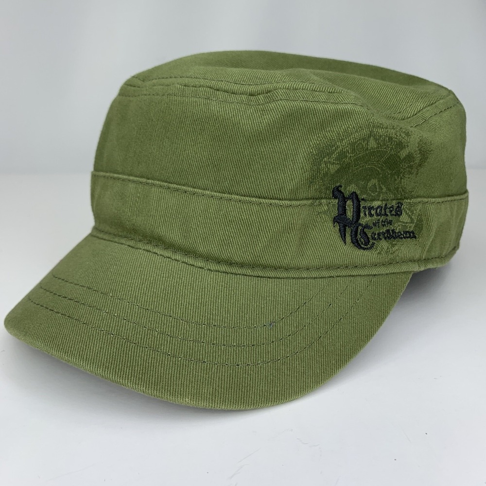Pirates of the Caribbean Dead Man's Chest Hat Green Youth Army Cadet Cap